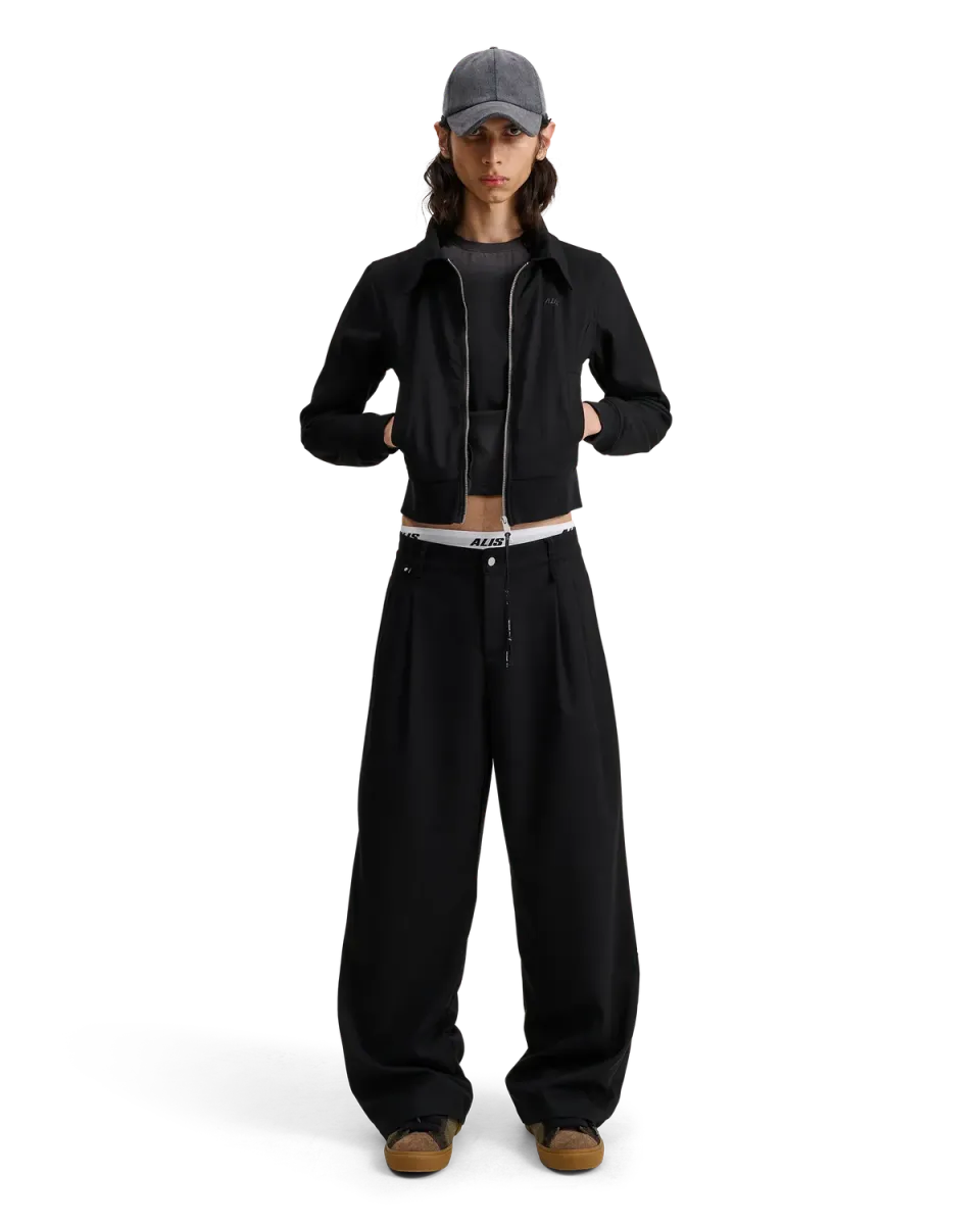 Alis Phylli Loosed Fitted Chino chino bukser sort stretch