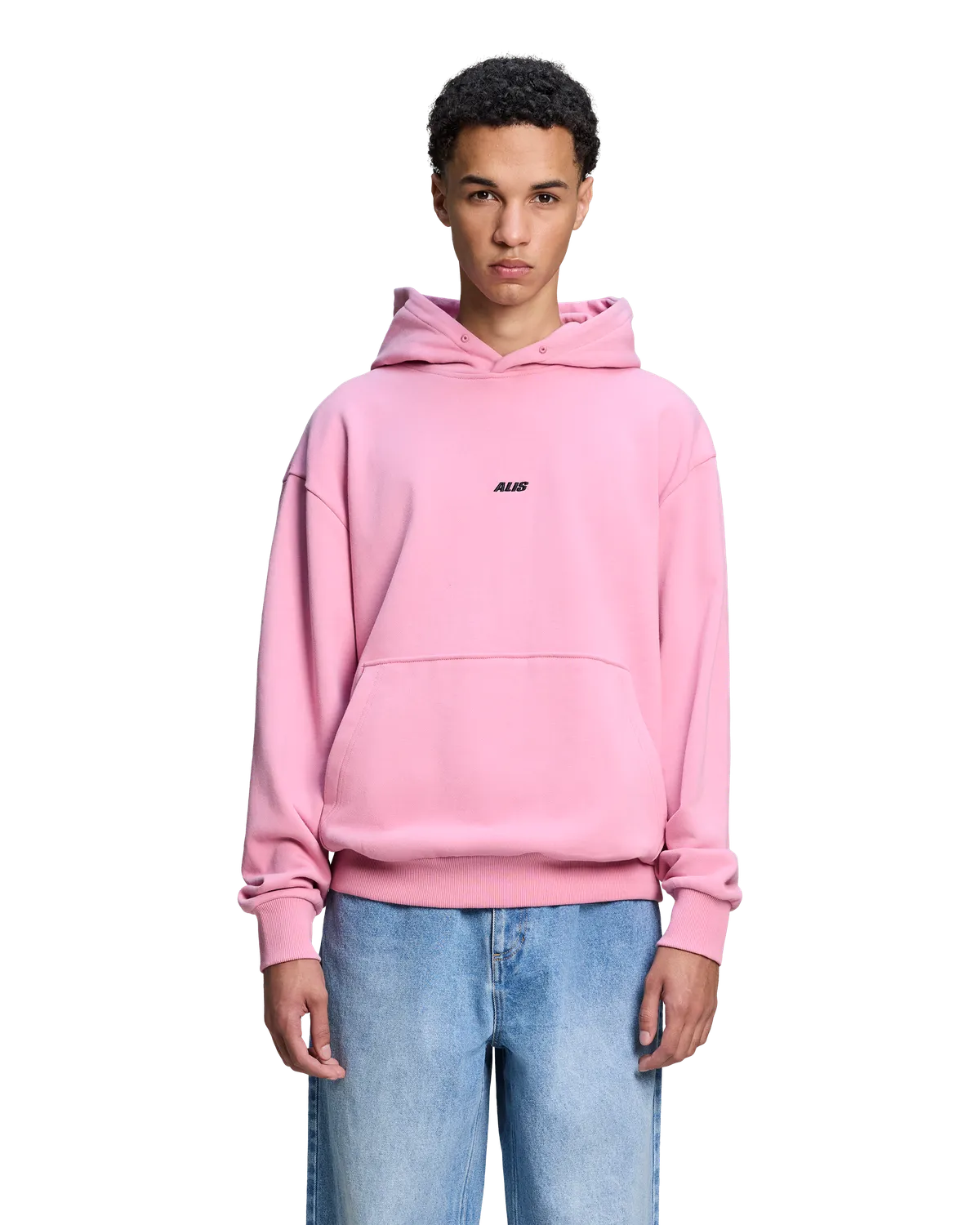 Alis Aori hoodie pink oversized bomuld