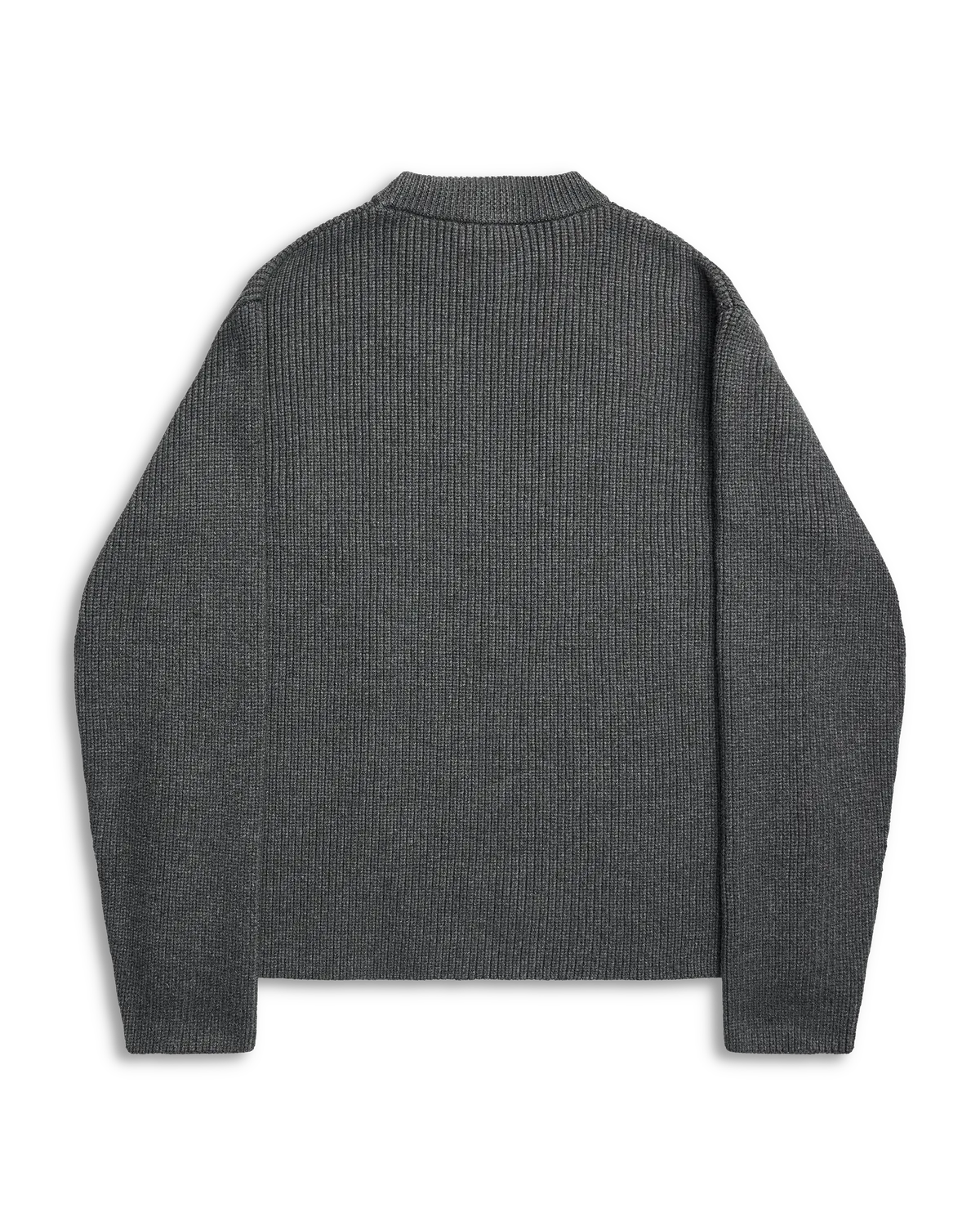 Alis Ledley Rib striktrøje Dark Grey pullover