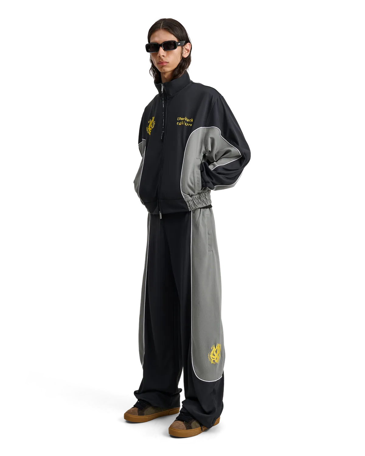 Alis Hristo Tony Fit Track Top sort broderi