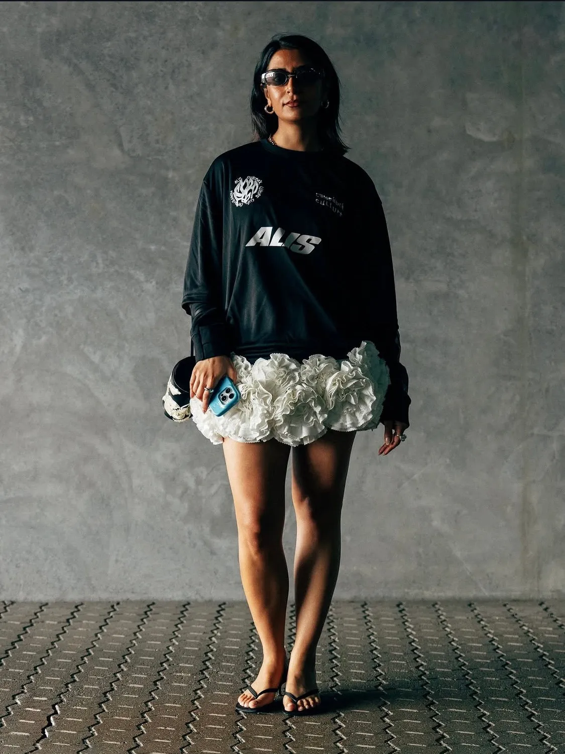 Alis Comeback Club 2-layer jersey sort polyester