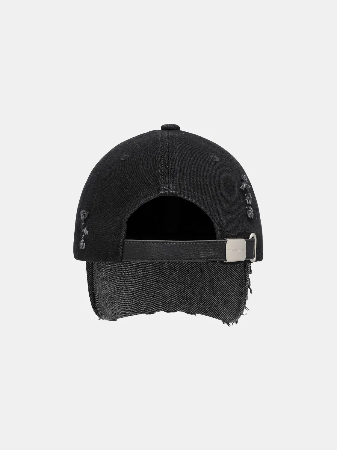 Feng Chen Wang Panelled Denim baseball kasket one size grå sort