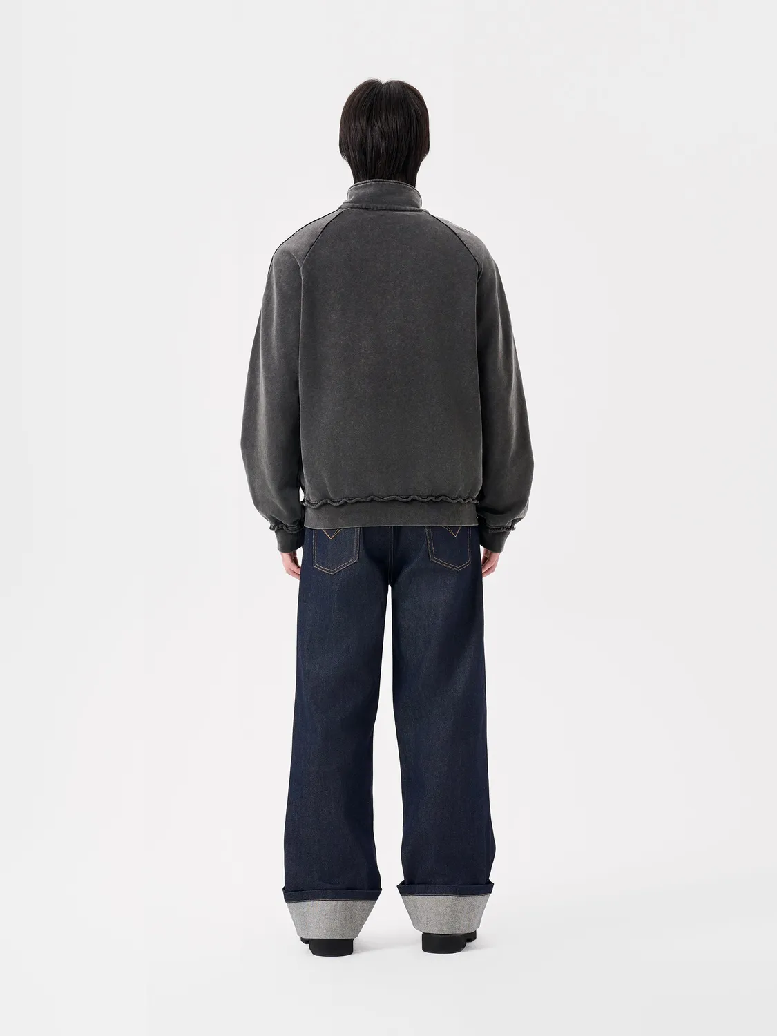 Feng Chen Wang Tie-Dye polo shirt washed