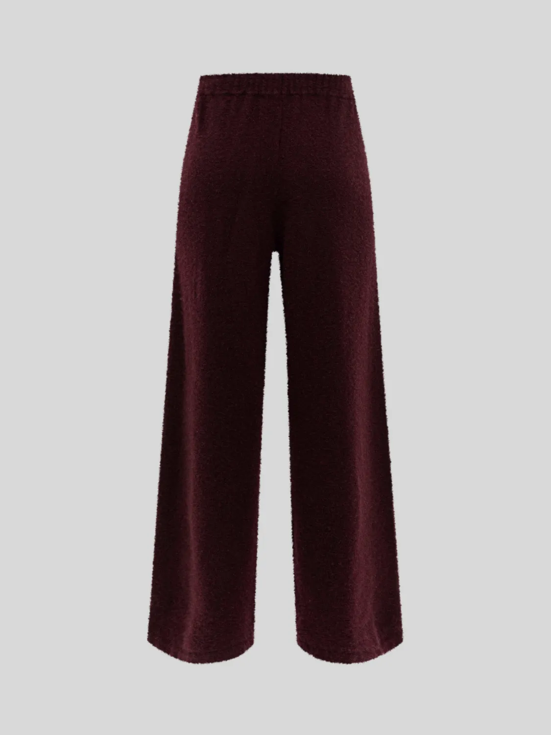 Laneus bukser nøddebrun cashmere silke dame
