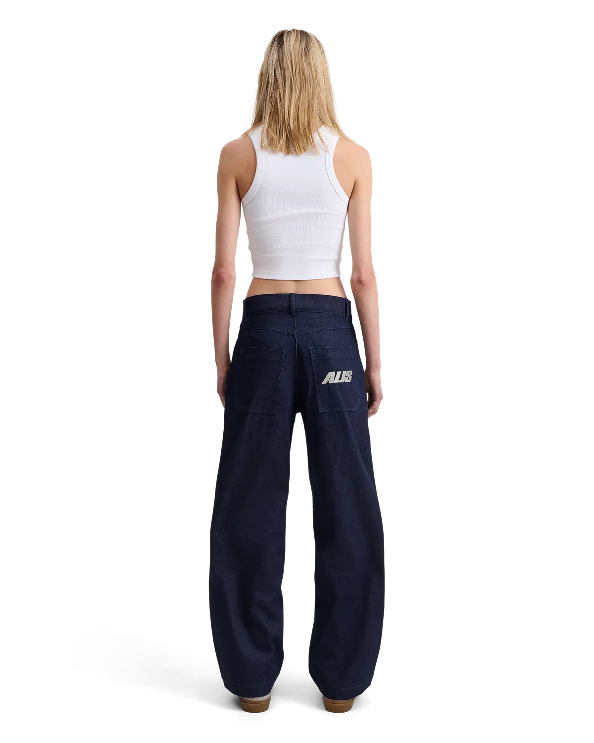 Alis Bam vide jeans solid blue