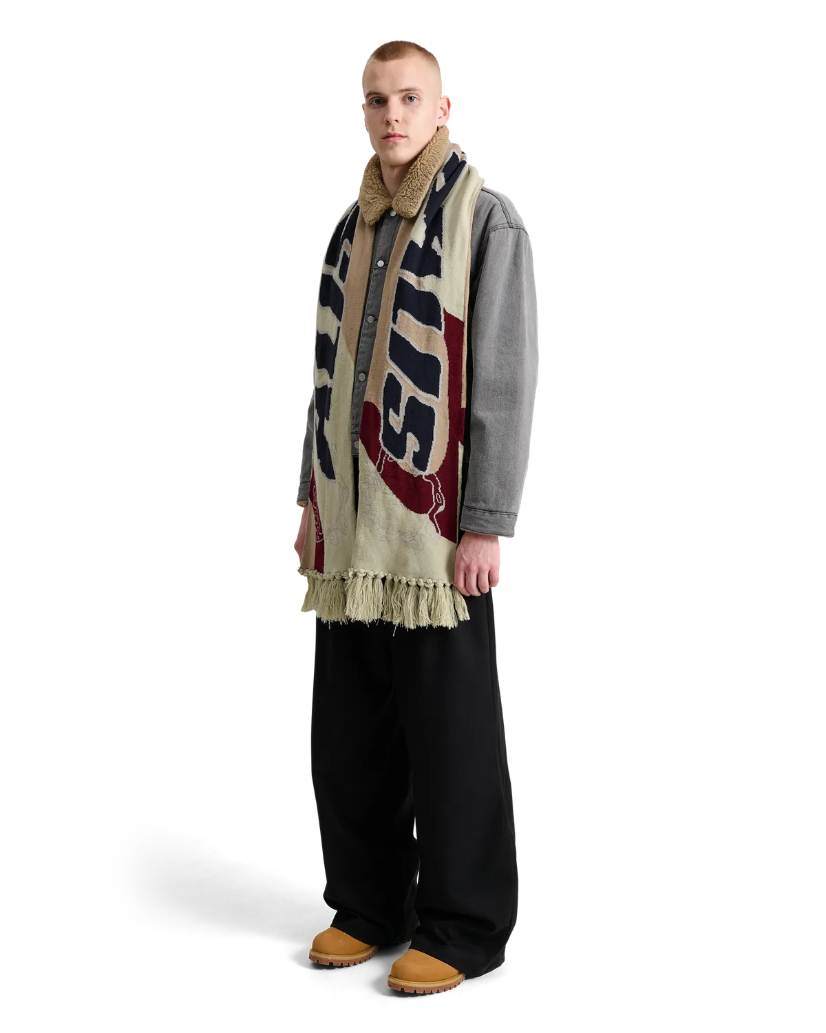 Alis Illas jacquard tørklæde camouflage