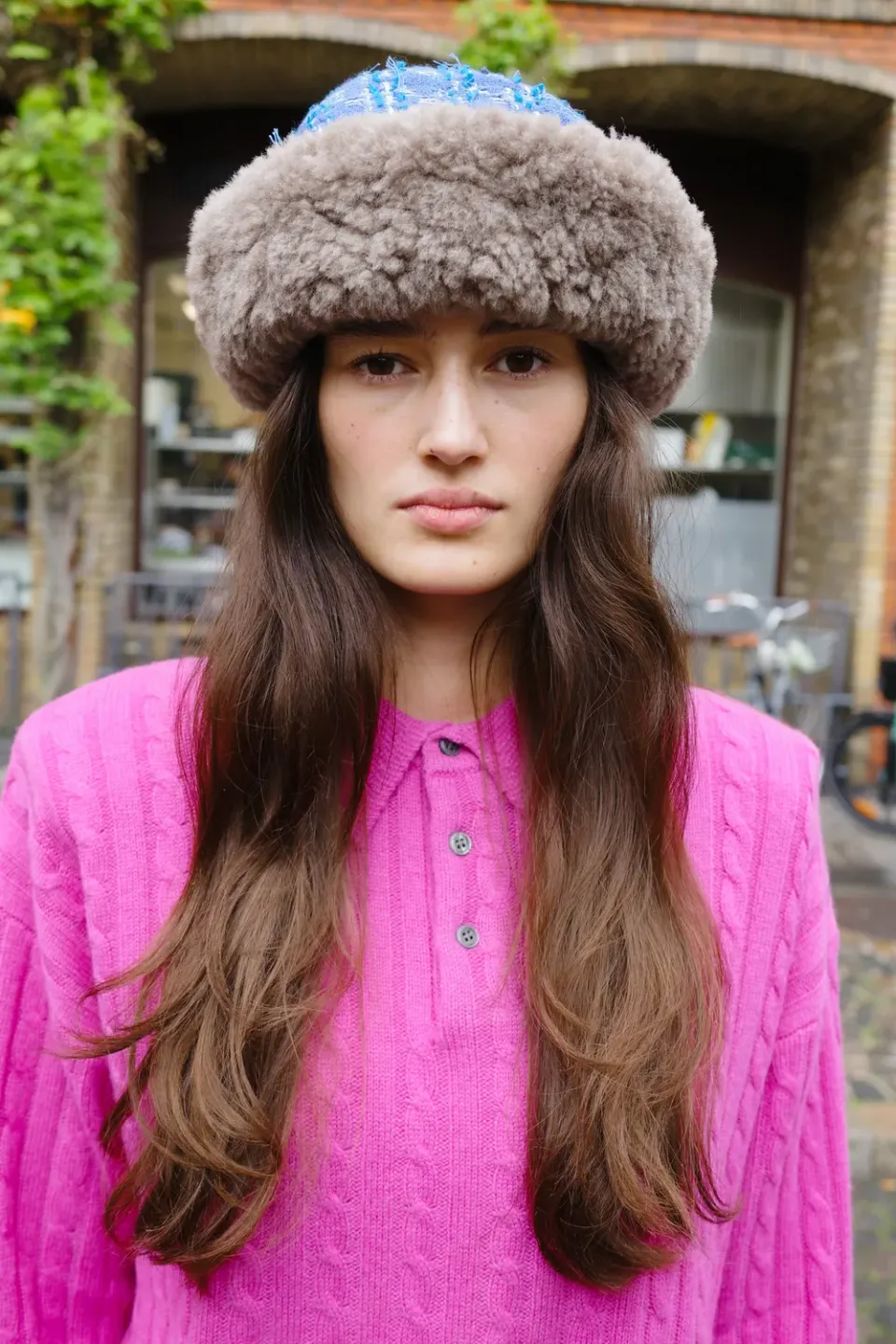 Caro Editions Garden Hat havehat fake fur tweed