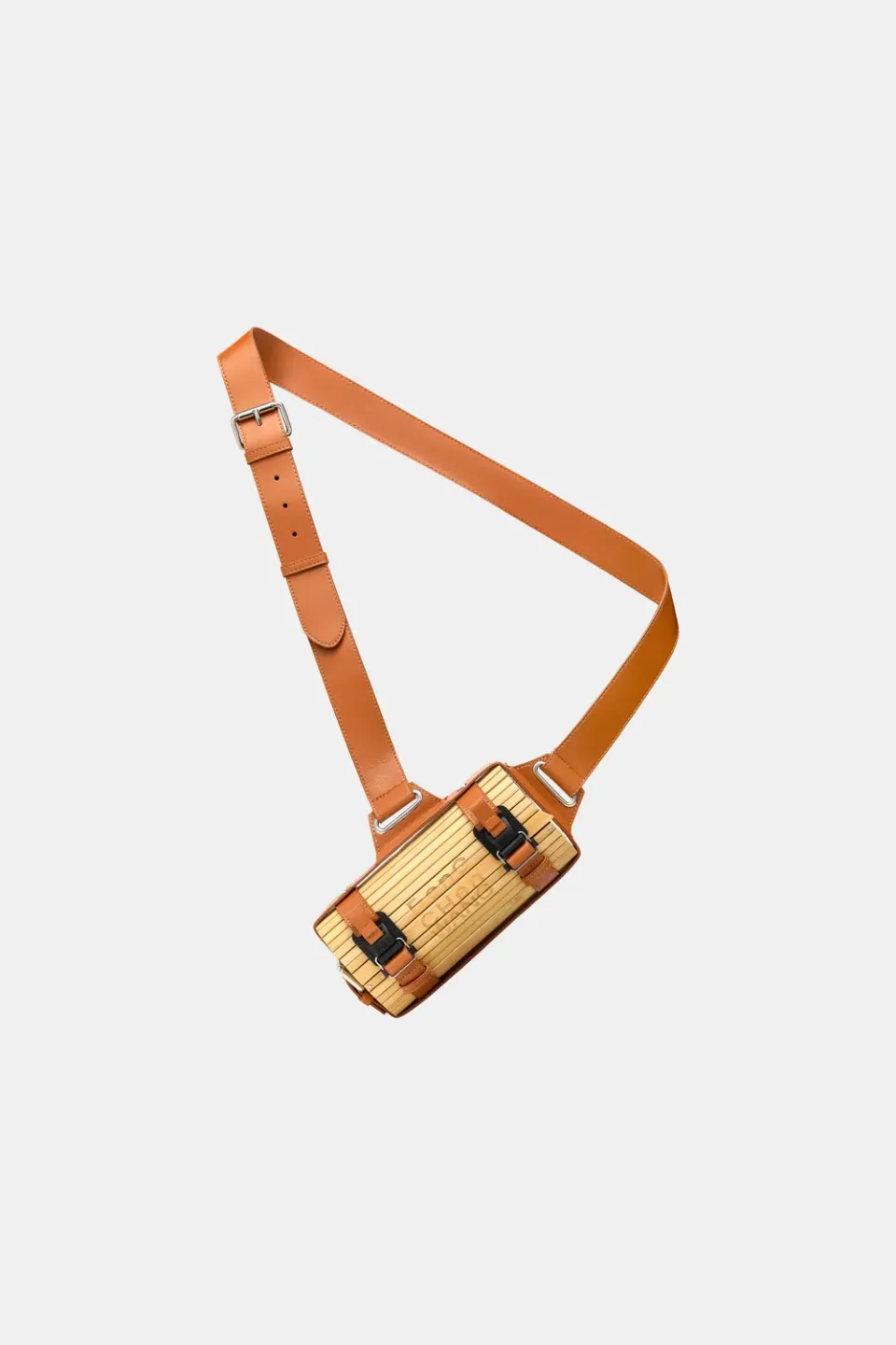 Feng Chen Wang Crossbody Bamboo taske natur unisex