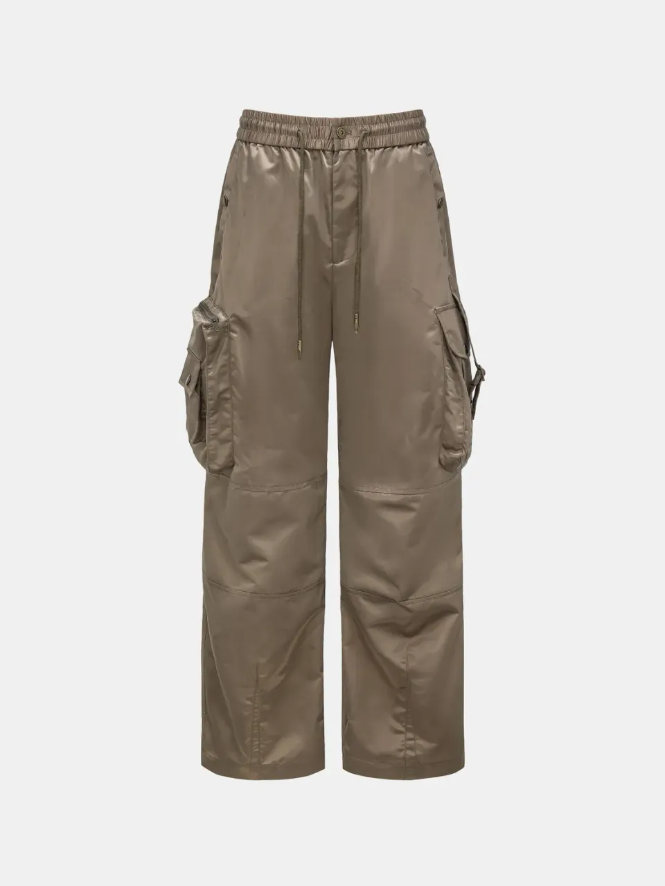 Feng Chen Wang Multi-Pocket cargo bukser olivengrøn nylon