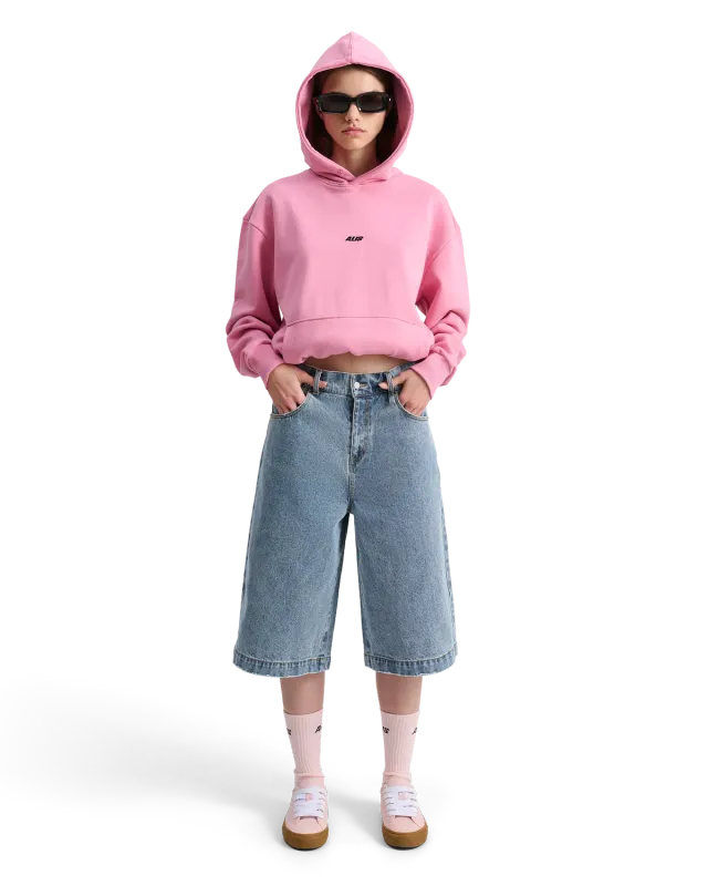 Alis Chaz denimshorts lyseblå vide vask