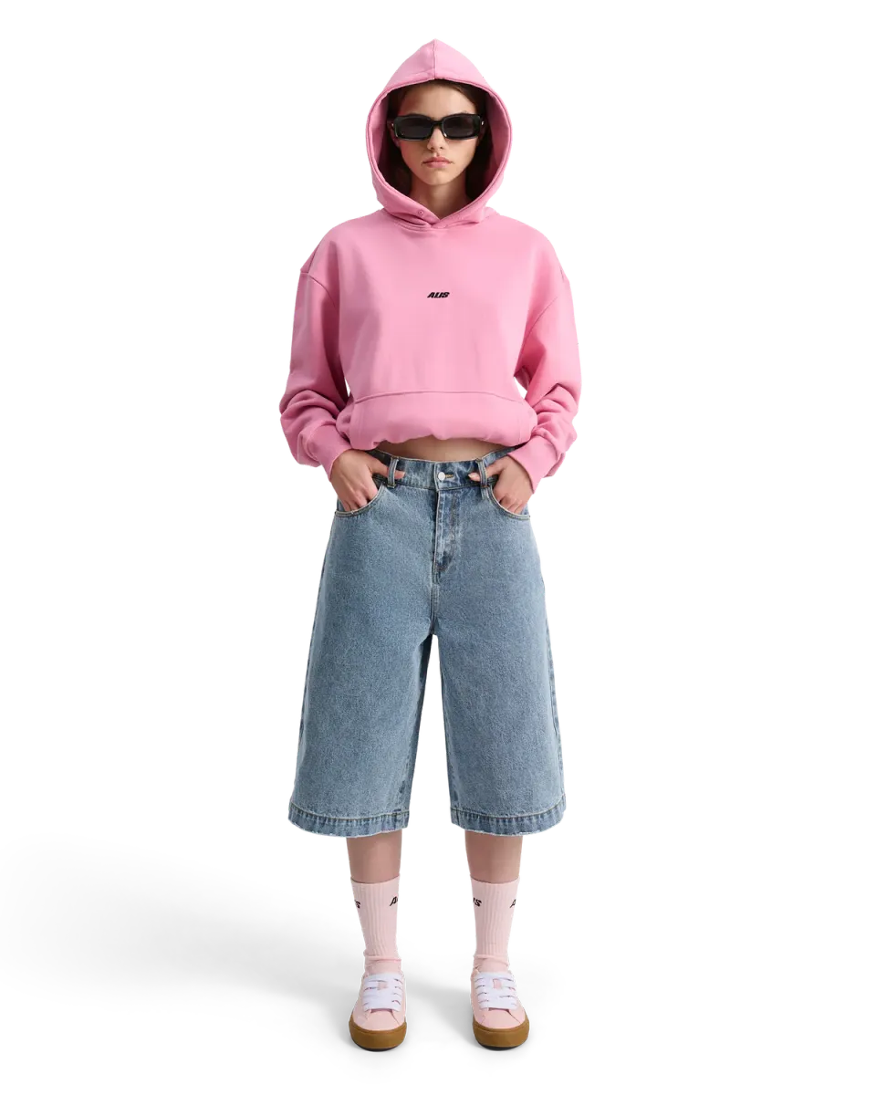 Alis Chaz denimshorts lyseblå vide vask