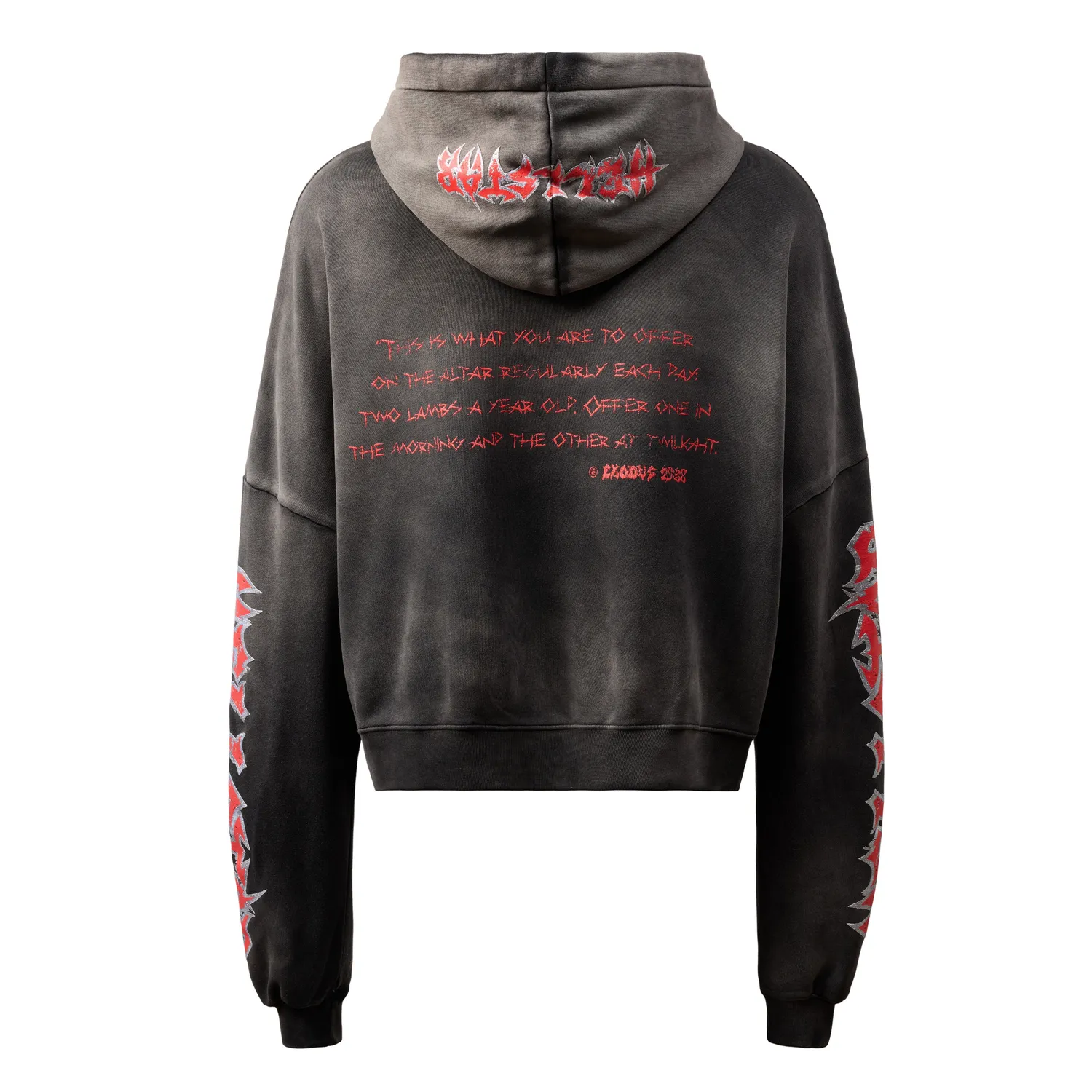 Hellstar Sacrificial Lamb HSSS26HO3-BLK hoodie sort