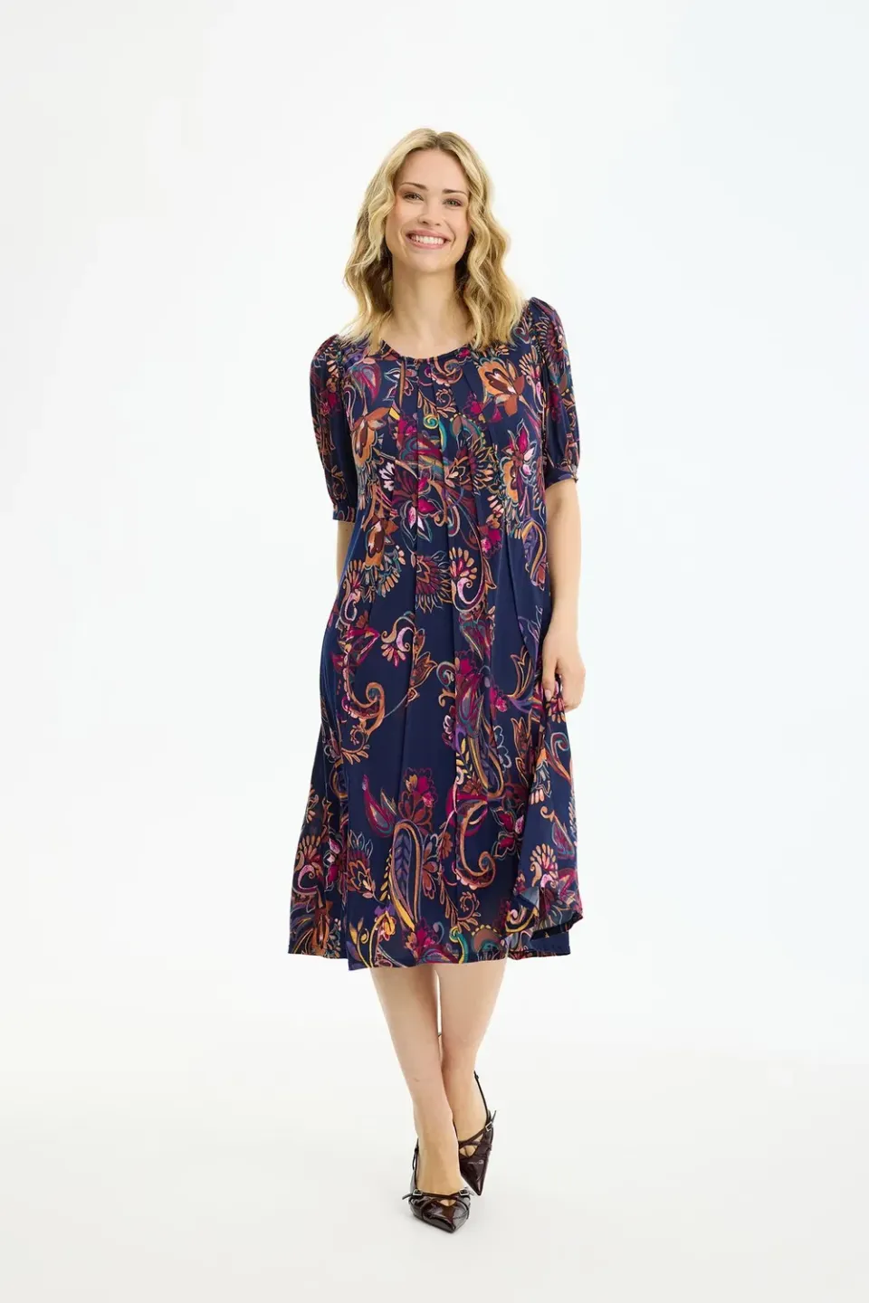 IN FRONT Lucette kjole jersey print