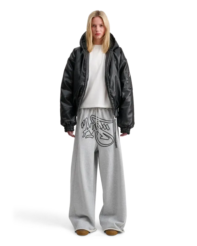 Alis Mikheil sweatpants Grey Melange vide