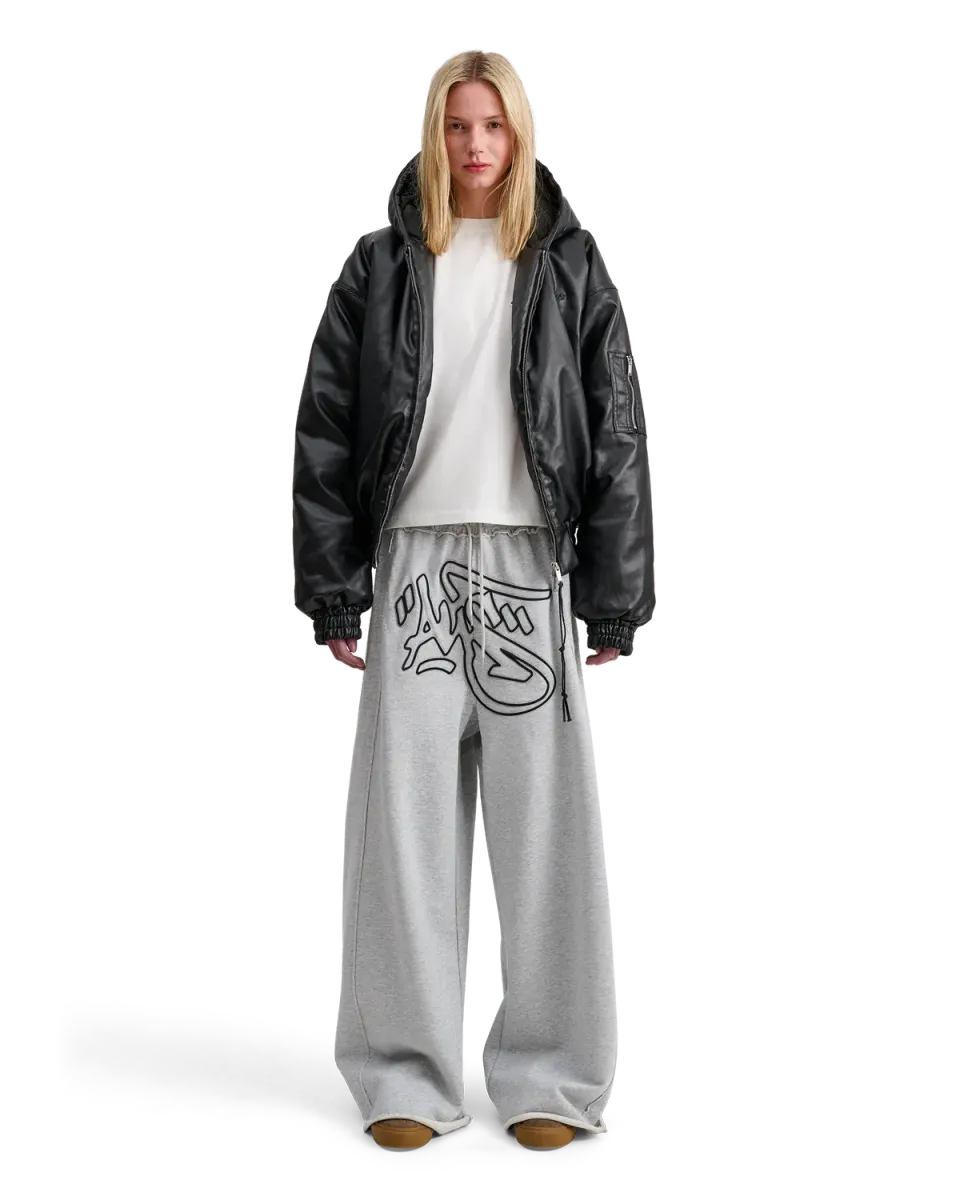 Alis Mikheil sweatpants Grey Melange vide