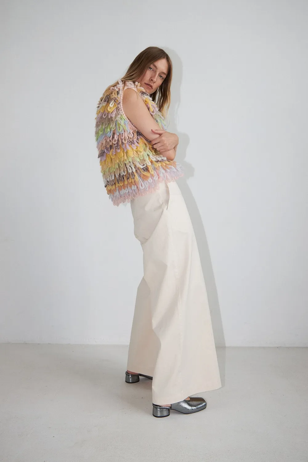 DAWNXDARE Fonda 970 Pastel Multi strikvest