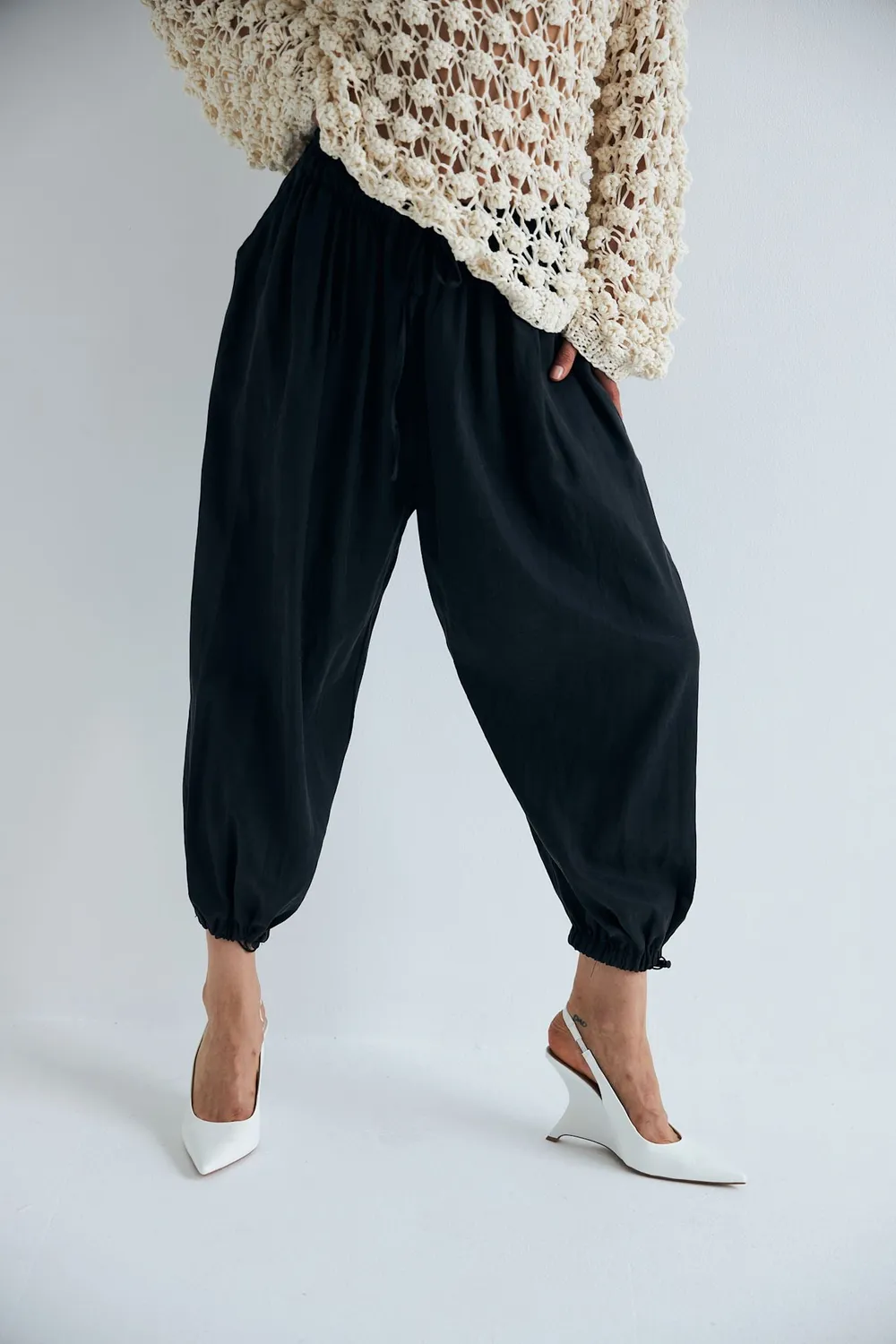 DAWNXDARE Alaia bukser 199 black hør
