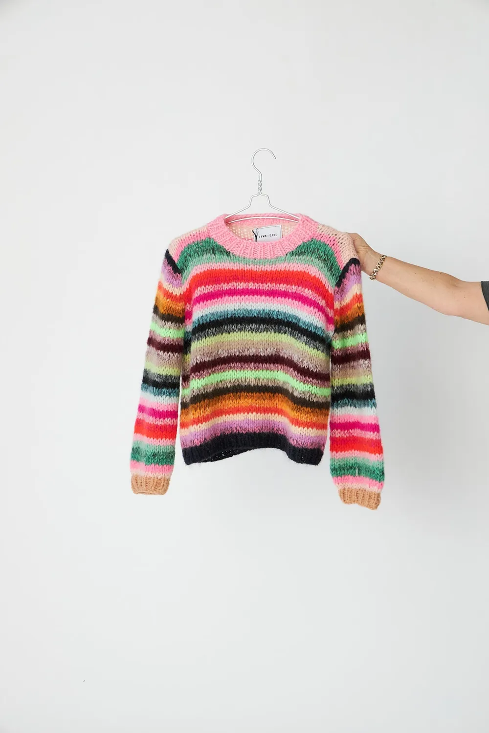 DAWNXDARE Genova 900 Multi pullover vendbar hals mohair