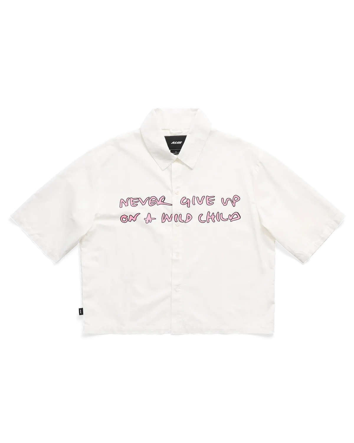 Alis Theotis cropped skjorte off white bomuld