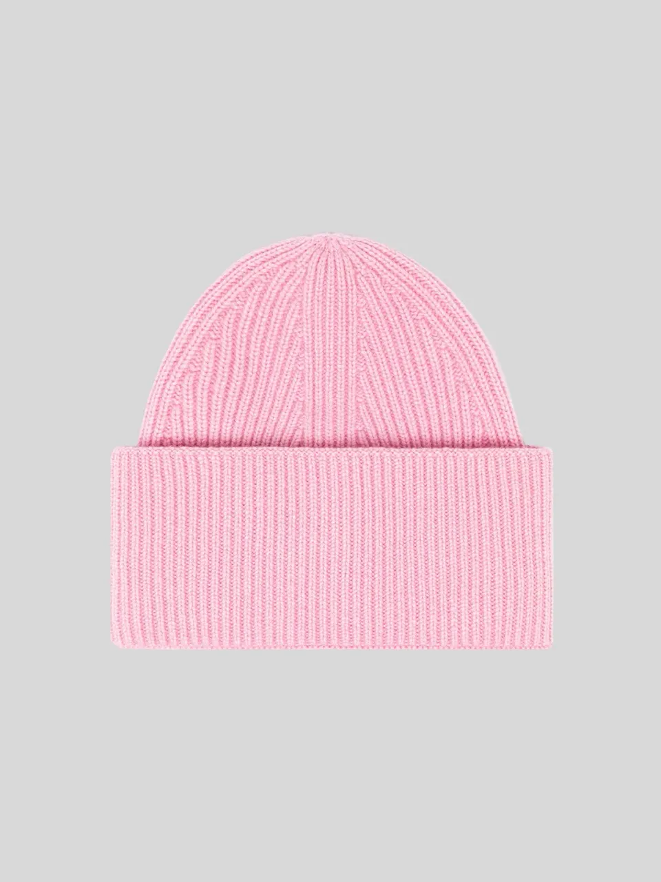 Laneus Cashmere Hue Rosa Ribstrik Unisex