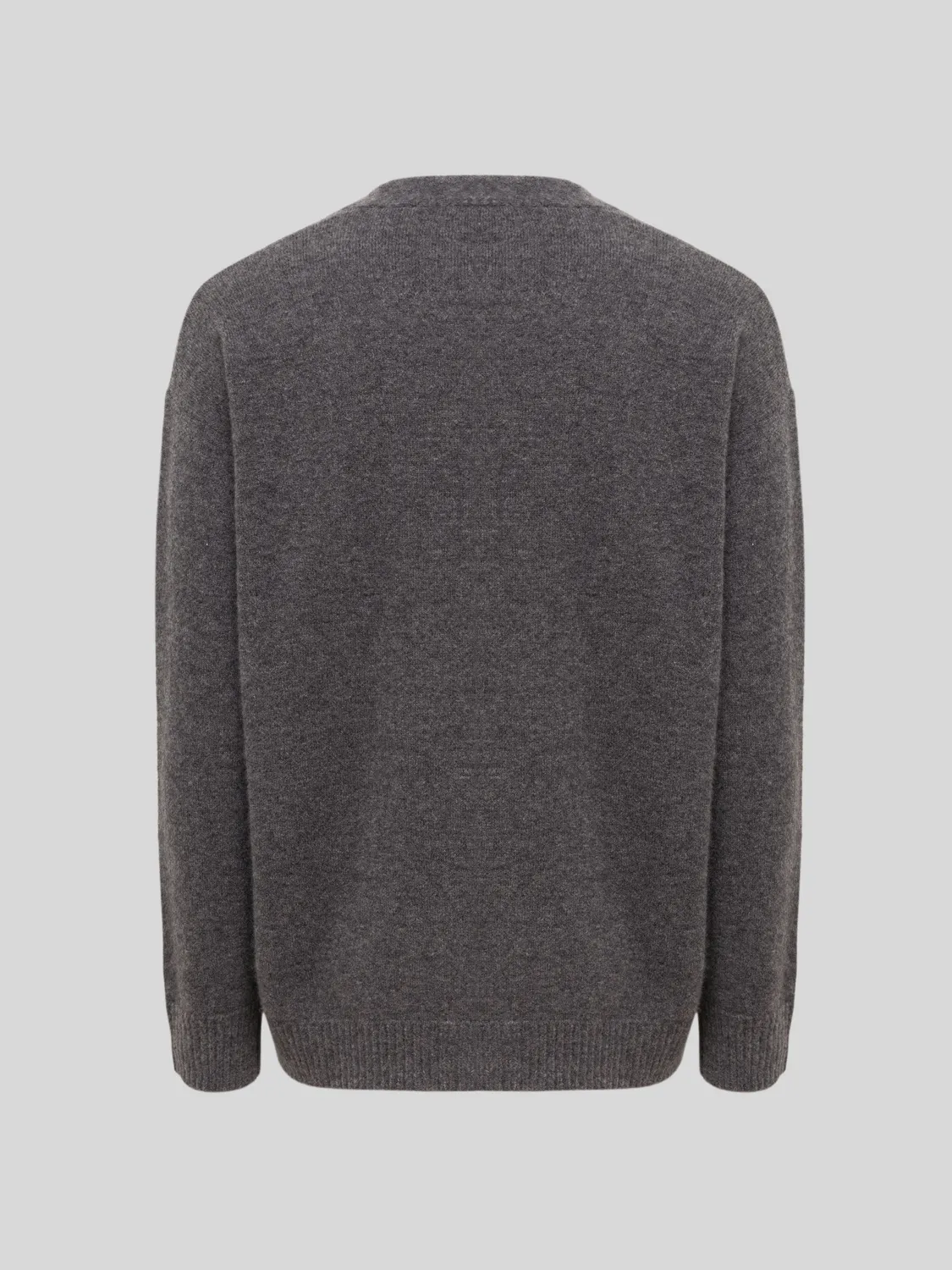 Laneus cardigan cashmere grå – let herre strik