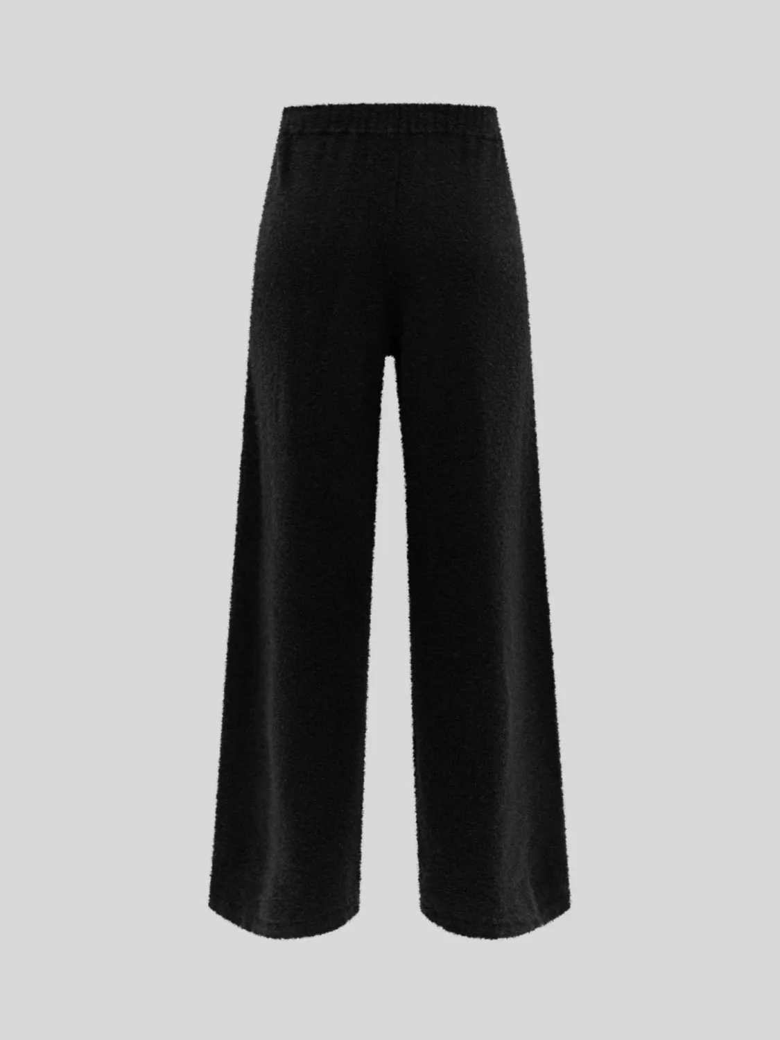 Laneus Cashmere Silk bukser sort cashmere