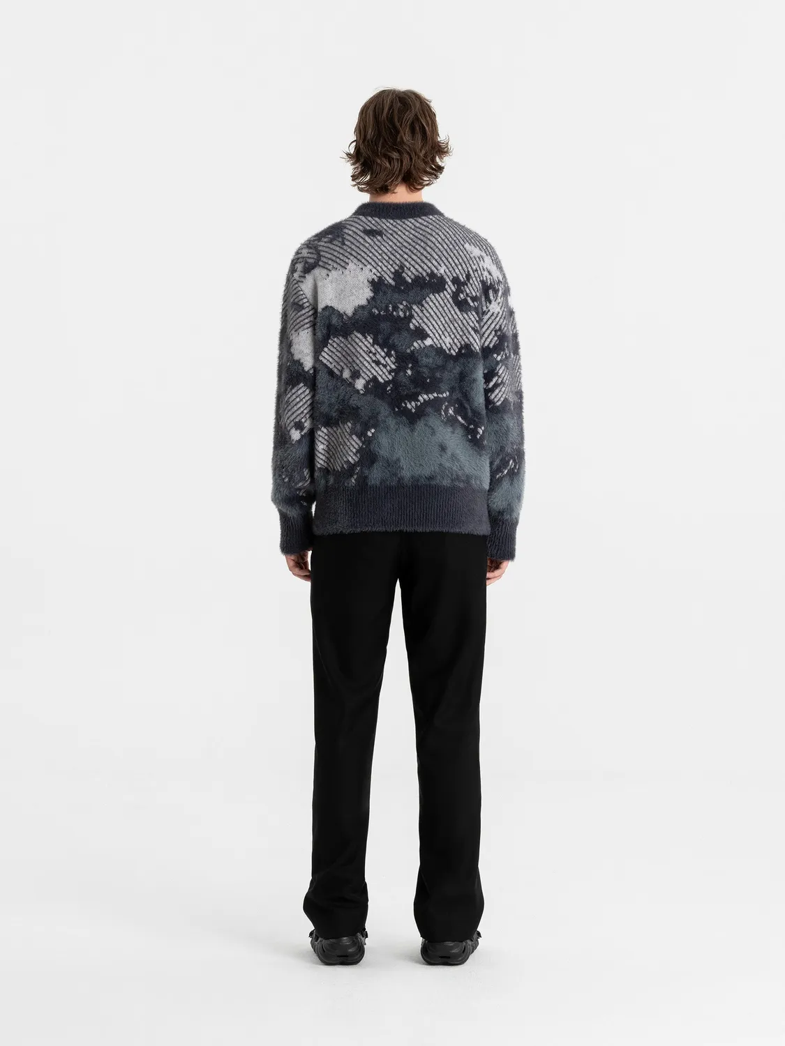 Feng Chen Wang Landscape Painting Jacquard sweater uld