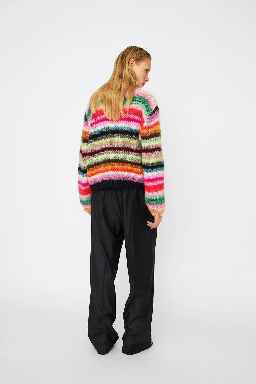 DAWNXDARE Genova 900 Multi pullover vendbar hals mohair