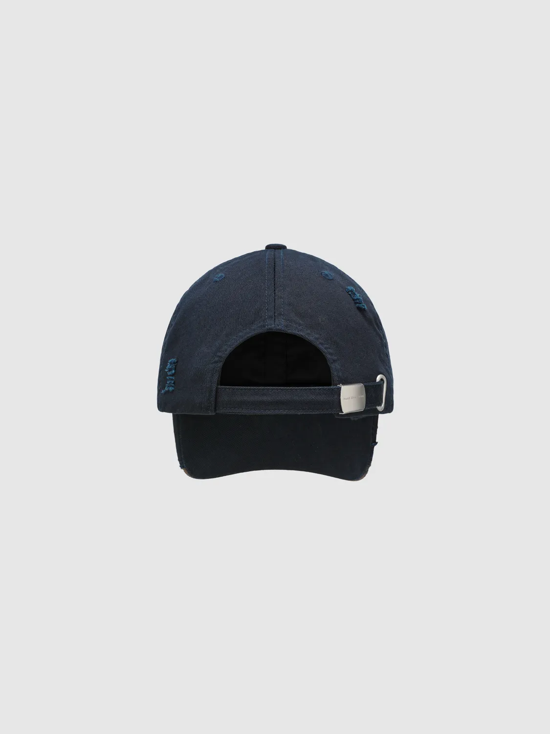 Feng Chen Wang Navy Plaid-Panel baseball kasket navy OS ternet