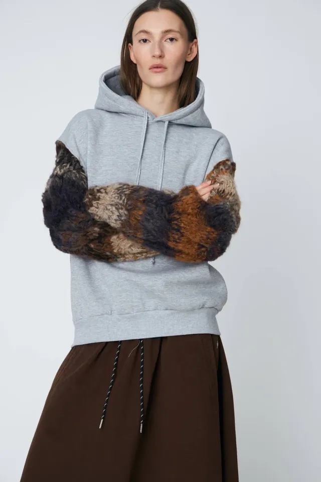 DAWNXDARE Jade 855 Soil hoodie strikærmer