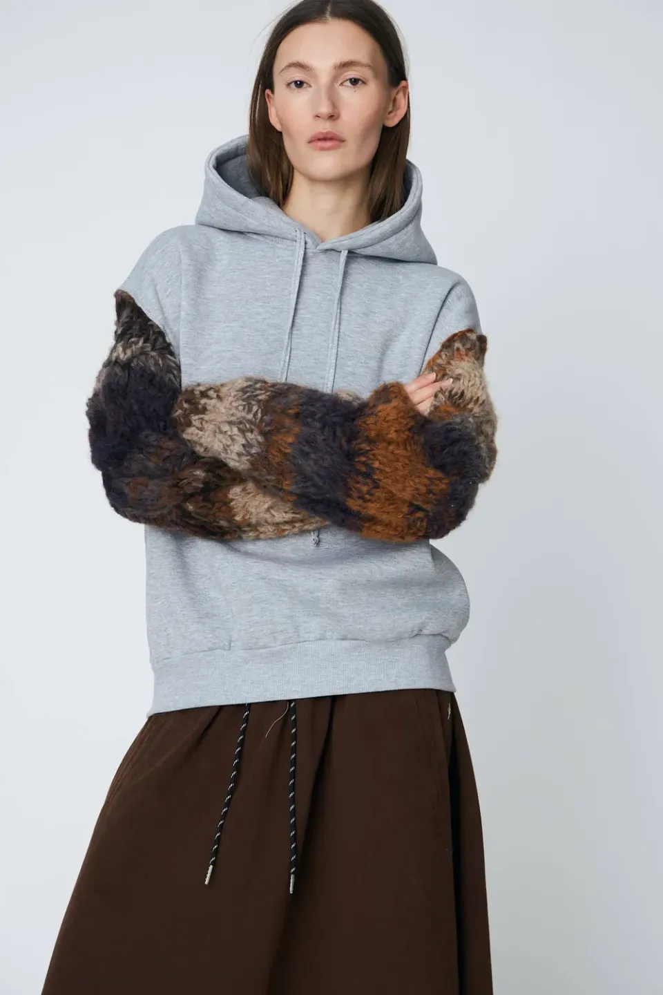 DAWNXDARE Jade 855 Soil hoodie strikærmer