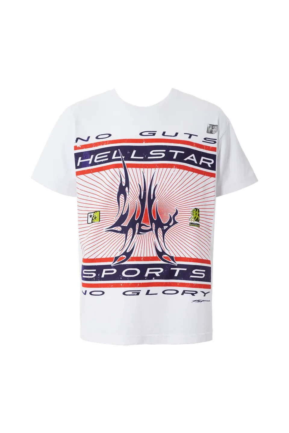 Hellstar Sports LA Tribal t-shirt hvid bomuld