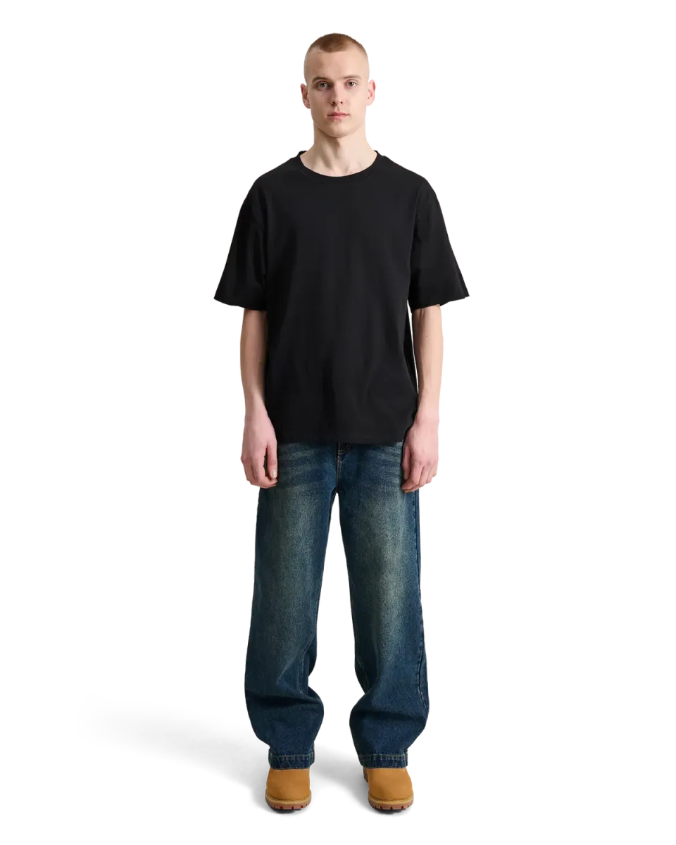 Alis Sid Oversized Fit t-shirt sort bomuld