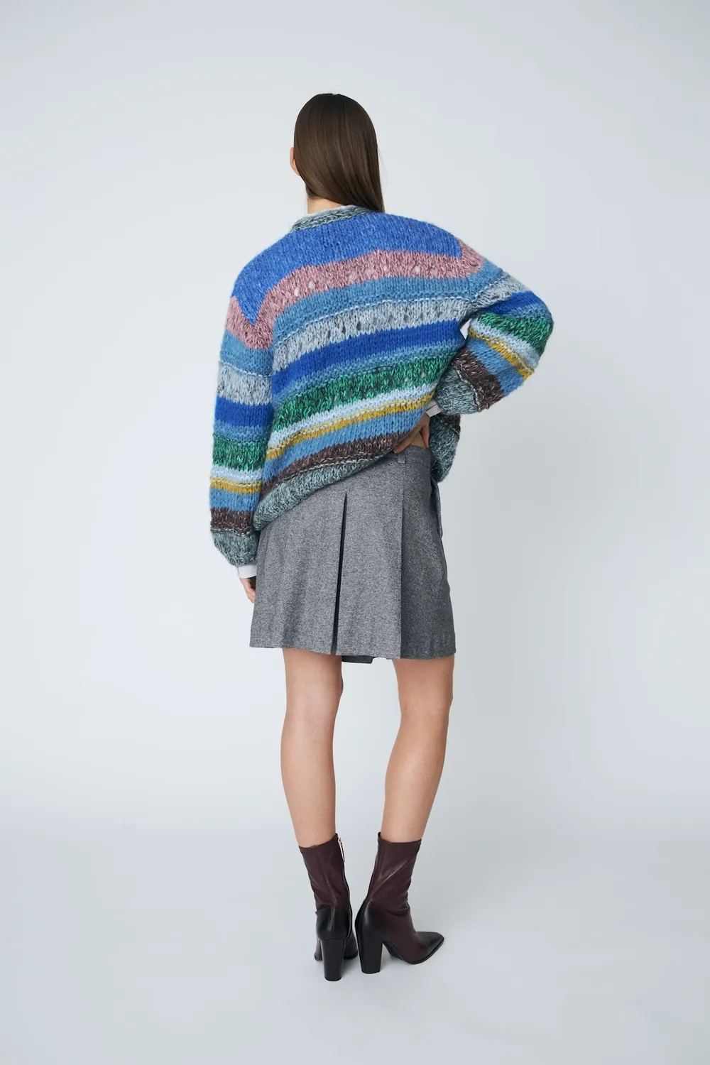 DAWNXDARE Edda 630 Blue Sky cardigan mohair