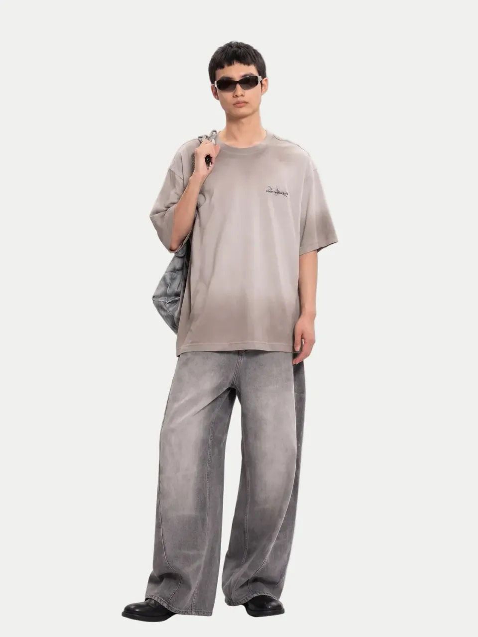 Feng Chen Wang Spray Painted Tee t-shirt XS grå