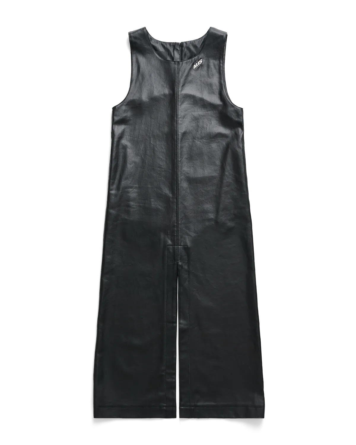 Alis Bethany A-line kjole blank sort PU