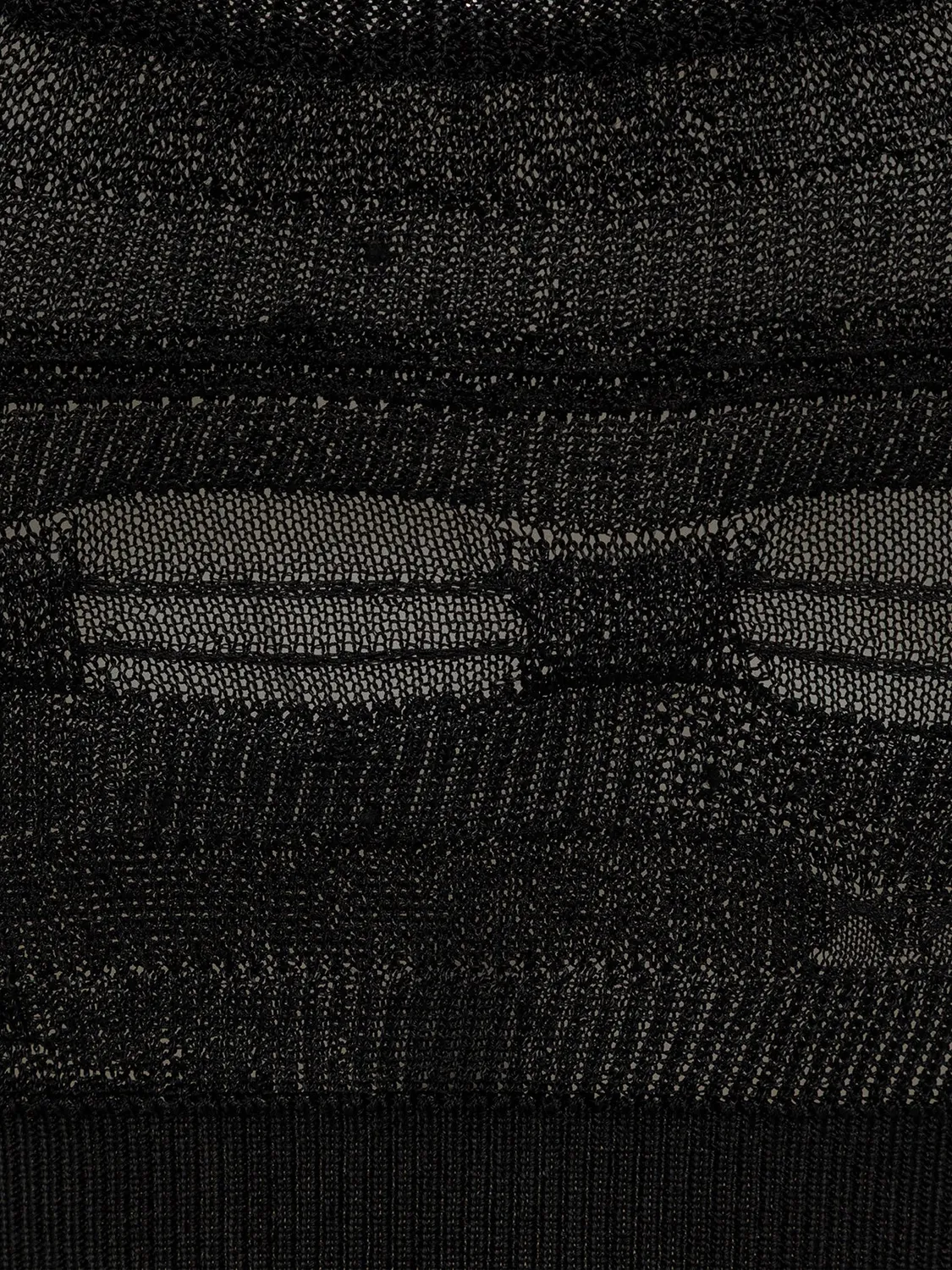 Laneus Light Jacquard Top top sort viskose