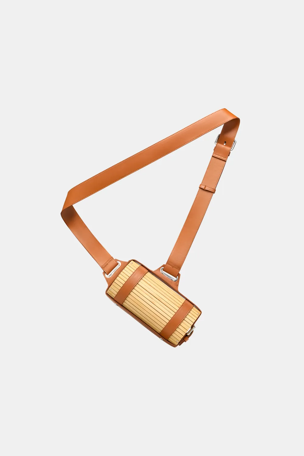 Feng Chen Wang Crossbody Bamboo taske natur unisex