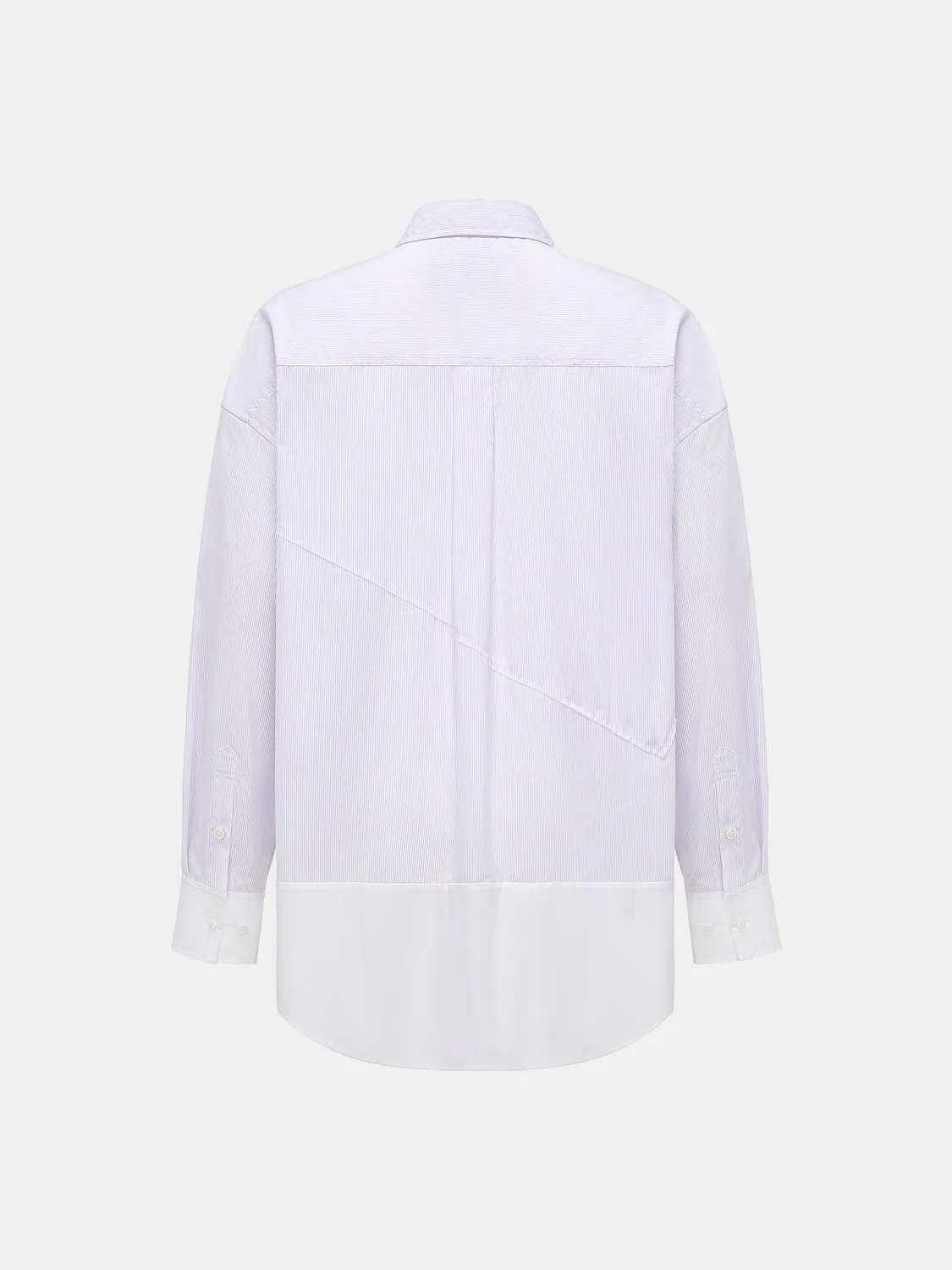 Feng Chen Wang Patchwork skjorte bomuld afslappet