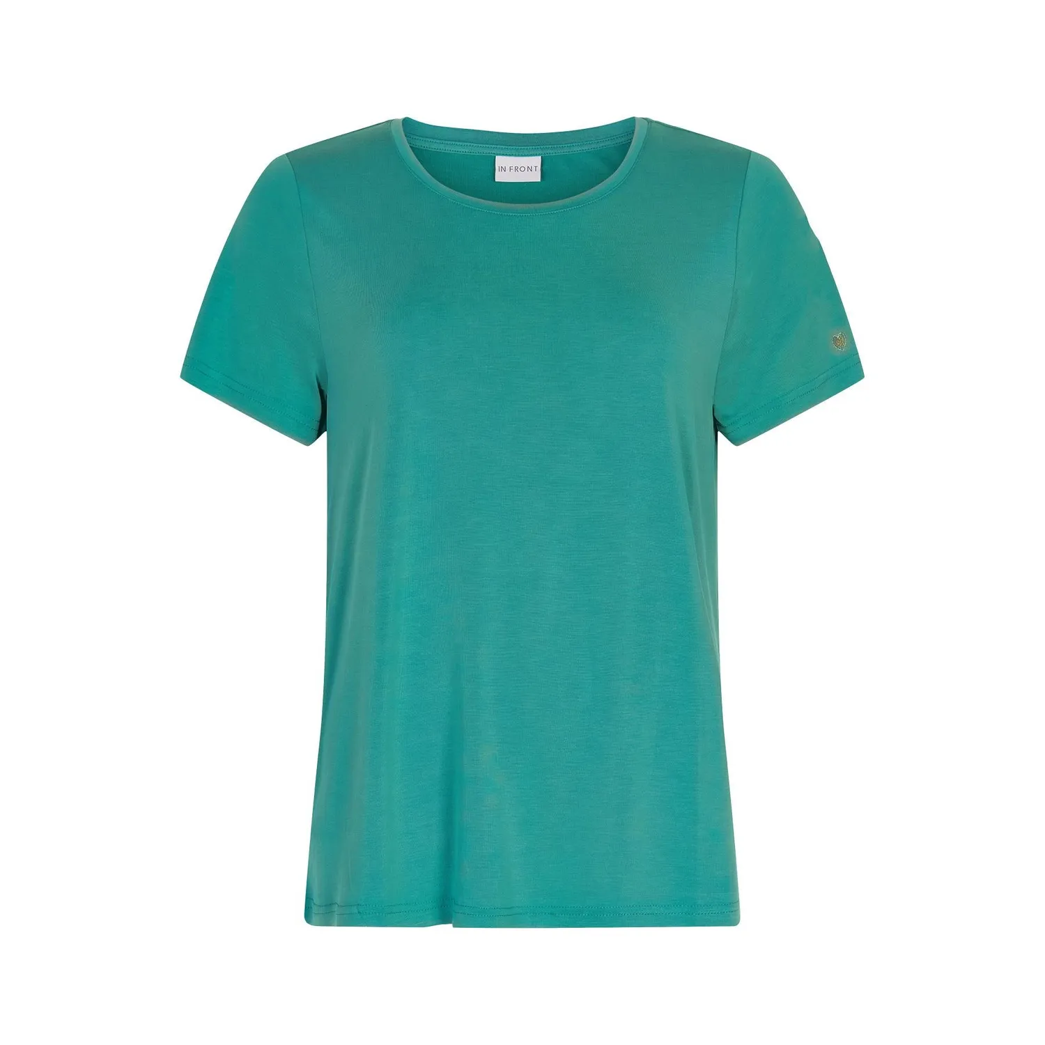IN FRONT Nina t-shirt med rund hals