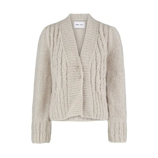 DAWNXDARE Grace 110 Cement cardigan alpakka snoning