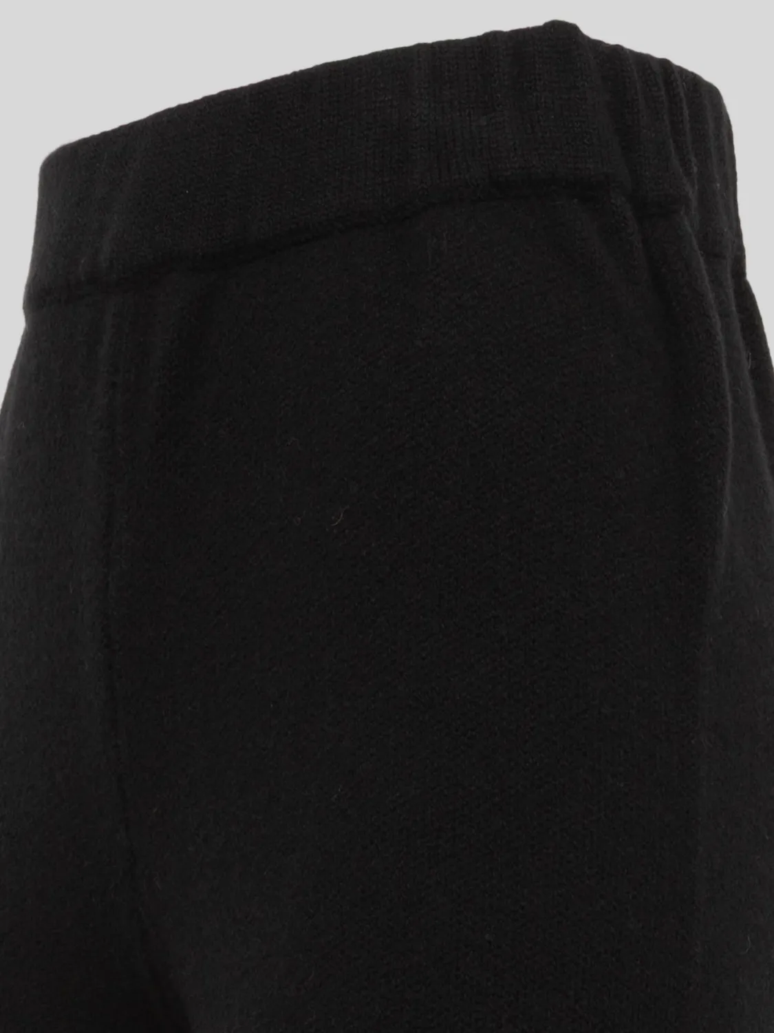 Laneus Wool Cashmere bukser sort uld