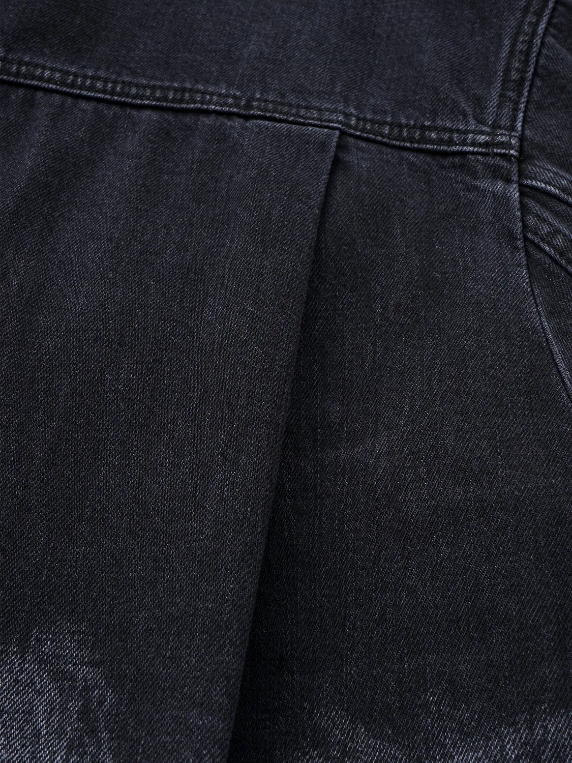 Feng Chen Wang gradient denimjakke sort lilla