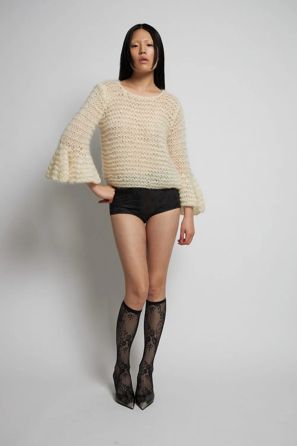 DAWNXDARE WERONICA TOP 102 CHALK pullover uld