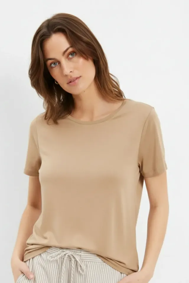 IN FRONT Nina t-shirt rund hals modal