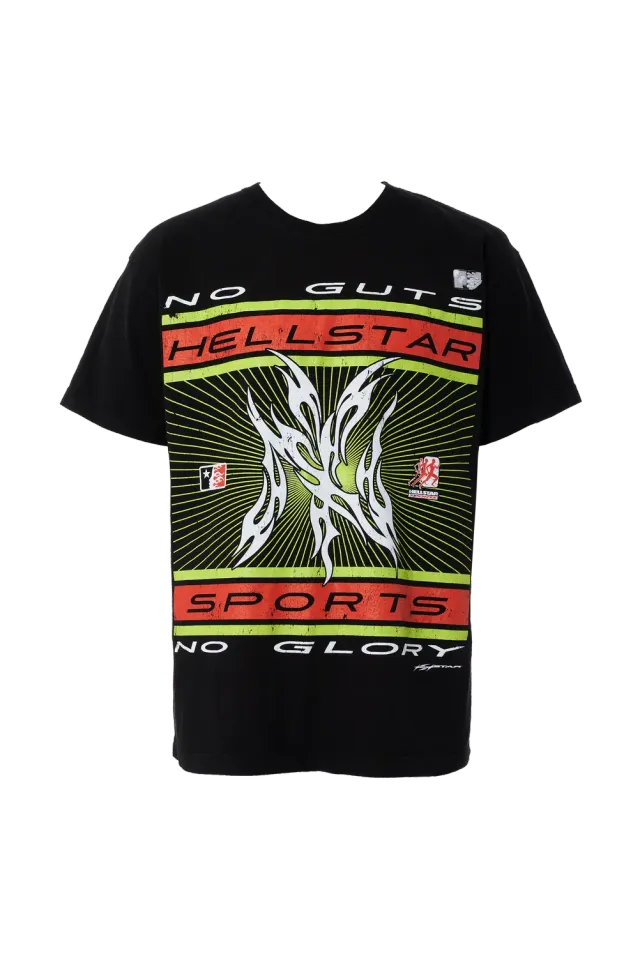 Hellstar NY Tribal Sports T-shirt sort – print