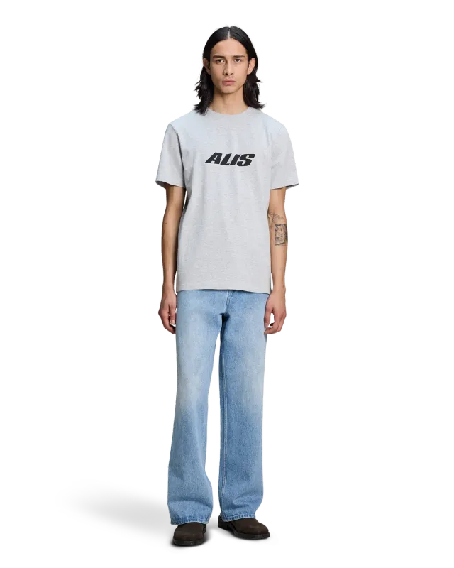 Alis Jeron Essential t-shirt grey melange bomuld