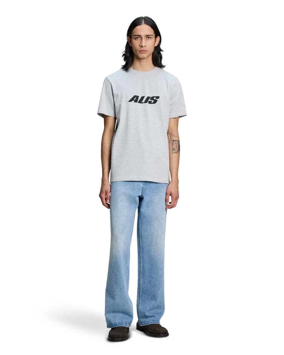 Alis Jeron Essential t-shirt grey melange bomuld