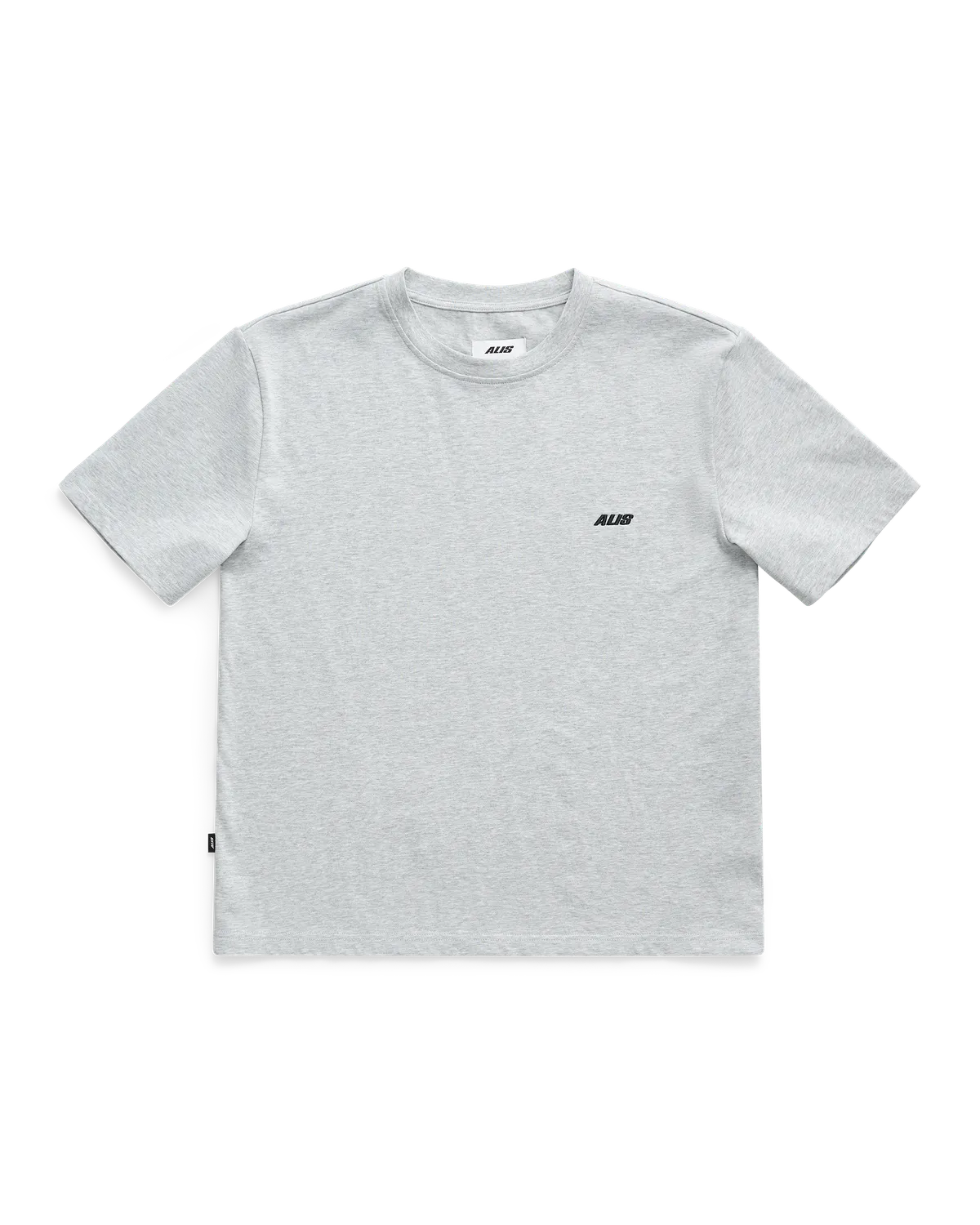 Alis Torey cropped t-shirt gråmeleret bomuld