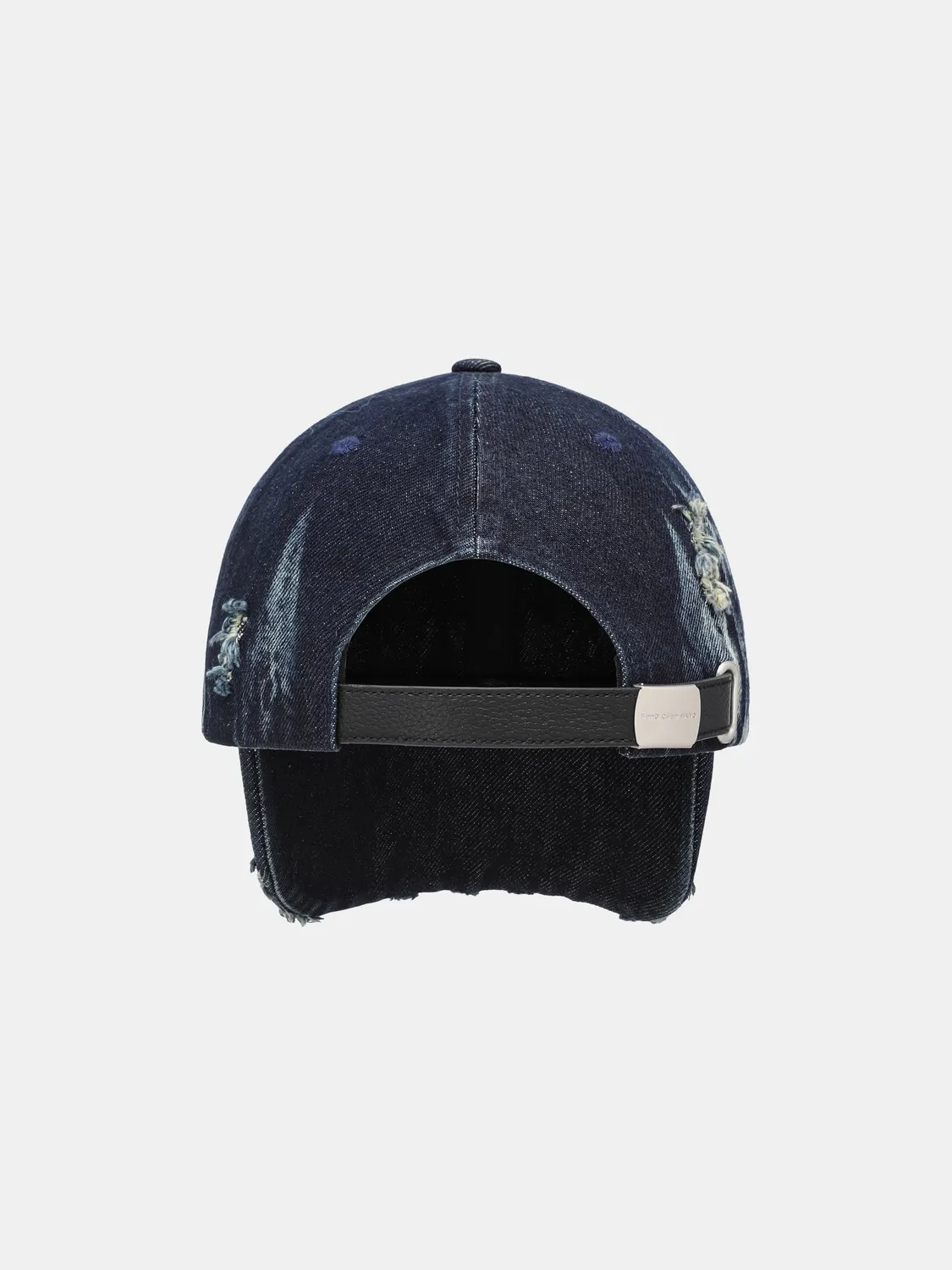 Feng Chen Wang tie-dye denim kasket blå